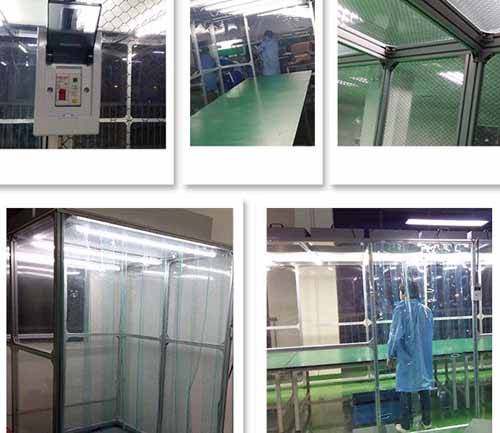 100级洁净棚结构图 100级洁净棚结构图